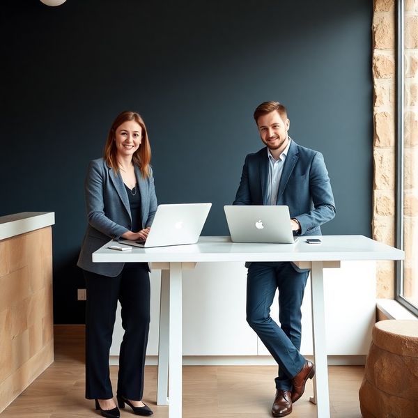 Ana Horvat i Marko Tomić u varaždinskom co-working prostoru